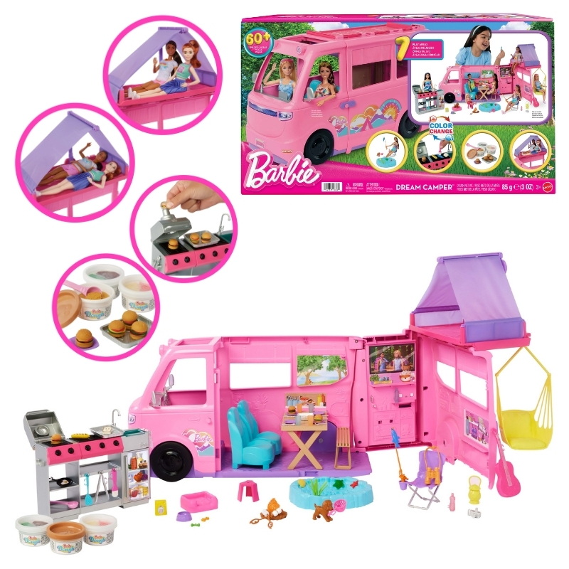 Mattel Barbie Кемпінг Мрій З Аксесуарами Мініатюра