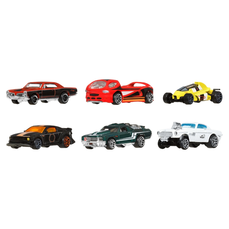 Hot Wheels Silver Series Комплект автомобілів Legends 6-pack