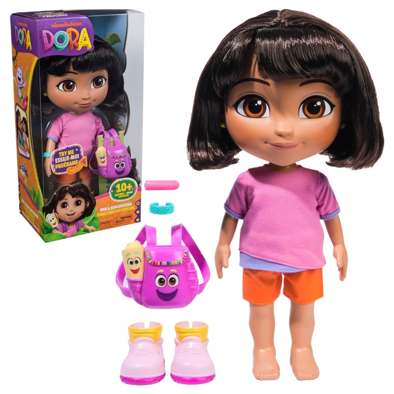 Spin Master Дора Двомовна Інтерактивна Лялька Співай І Відкривай