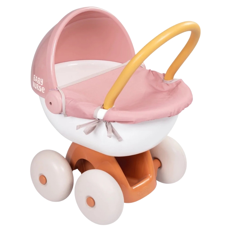 Глибока коляска для ляльок з дахом