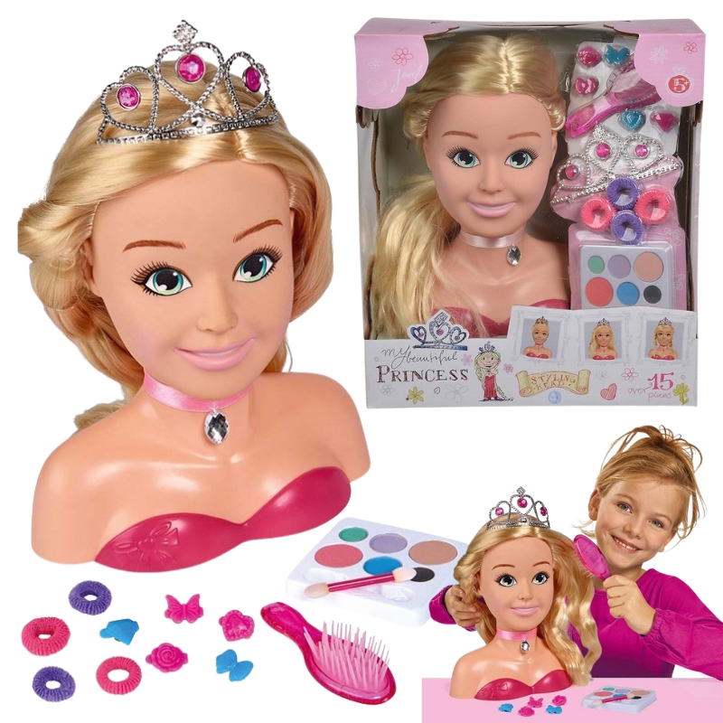 Стеві Головка Принцеси + Аксесуари