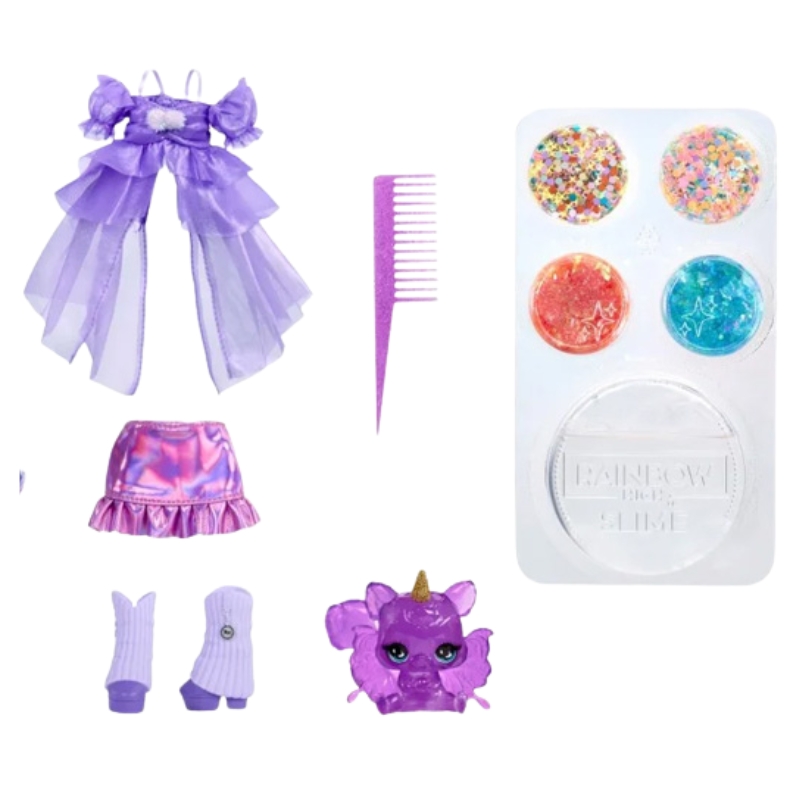 Rainbow High Shimmers & Slime Лялька Violet