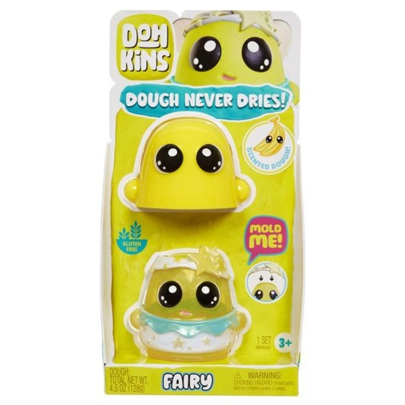 ЛІПКА МАСА DOHKINS ЖОВТА З ФІГУРКОЮ ФЕЇ 