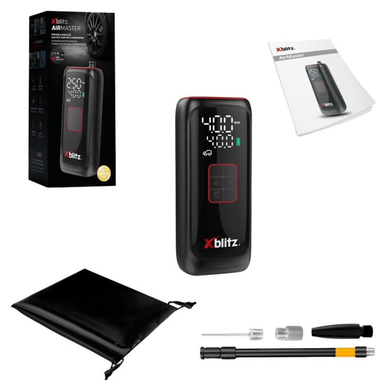 Xblitz Airmaster Переносний Бездротовий Електричний Насос З Powerbankом