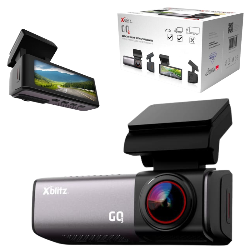 Xblitz GO3 Автомобільна камера UHD 4K з GPS та WiFi