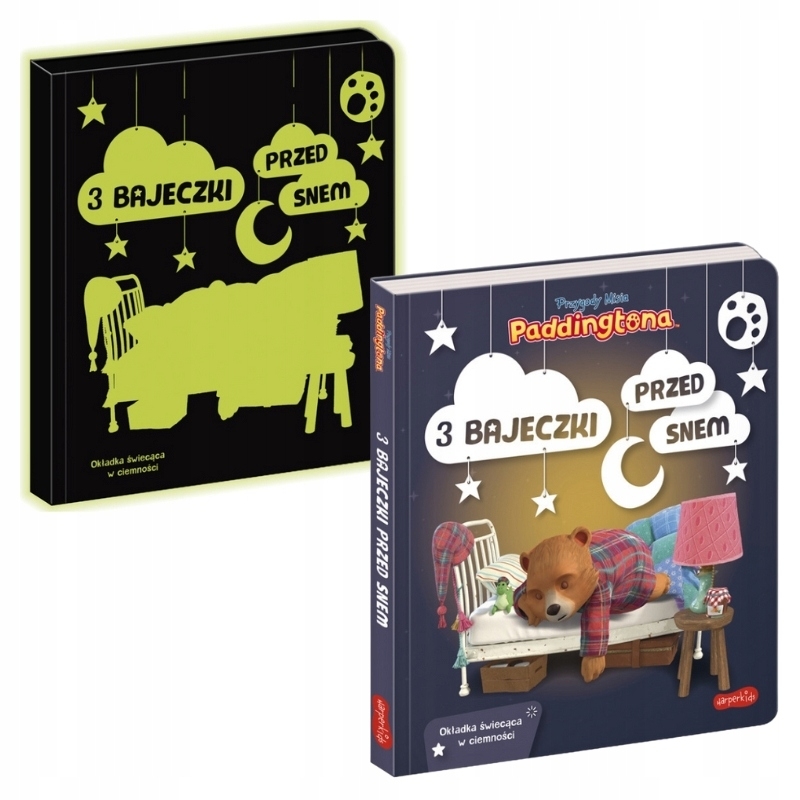 HarperKids Пригоди Ведмедика Паддінгтона 3 Казки Перед Сном Обкладинка, що світиться в темряві