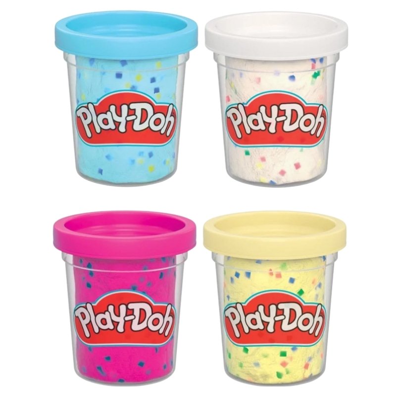 Play-Doh 4Pak Конфетті 4 Туби