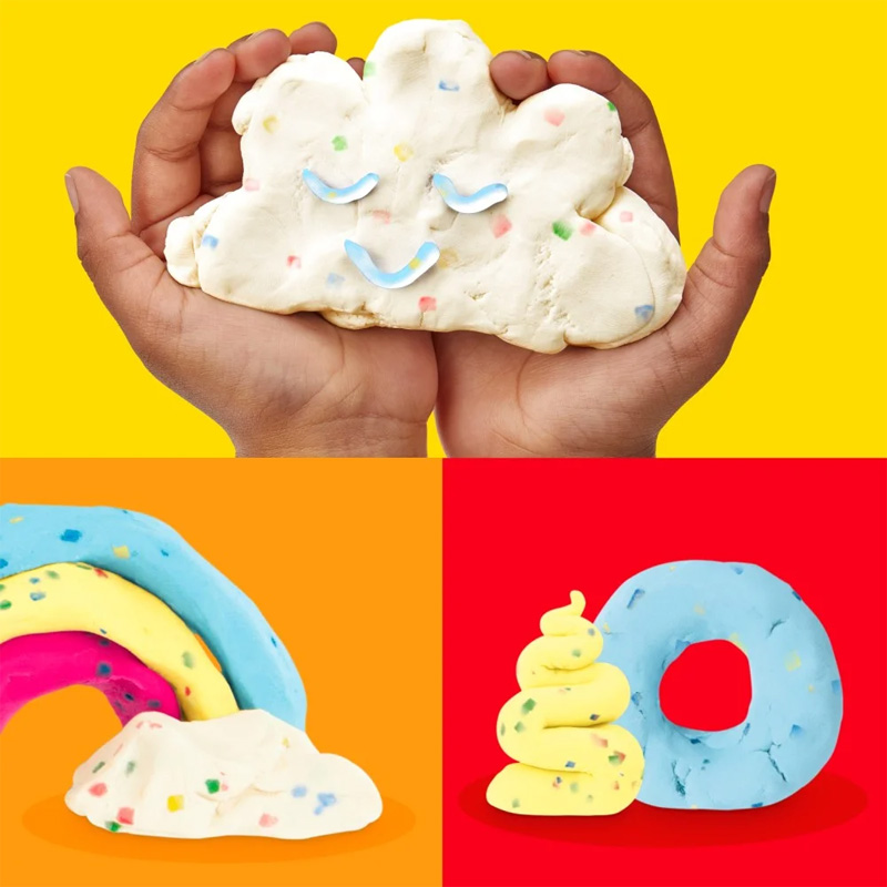 Play-Doh 4Pak Конфетті 4 Туби